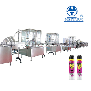  Automatic Insecticide Mosquito Killer Pesticide aerosol spray filling machine 