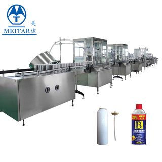 Manufactory QGQ750 Full Automatic aerosol Filling machine line 